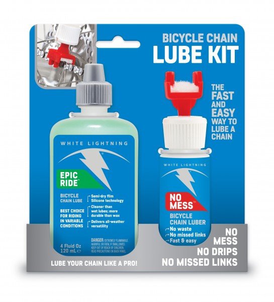 White Lightning - No-Mess Chain Lube Kit